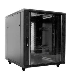 Rack 19" 18U 600x600 Puerta de Cristal