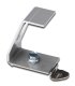 Soporte para conector RJ45 a carril DIN para 1 conectores