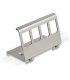 Soporte para conector 4 RJ45 a carril DIN