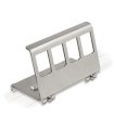 Soporte para conector 4 RJ45 a carril DIN