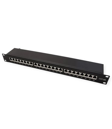 Patchpanel Cat6A FTP 19" 1U 24 Puertos