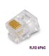 Conector RJ12 6 Hilos / 6 pines