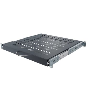 Bandeja telescópica 1U para rack suelo f-600. Fijación 4 puntos. 30 Kg