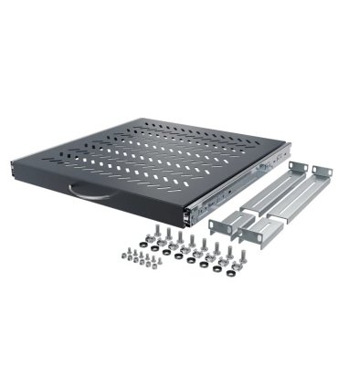Bandeja telescópica 1U para rack suelo f-600. Fijación 4 puntos. 30 Kg