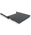 Bandeja Telescópica 1U para Rack suelo. F350 Fijación 4 puntos.