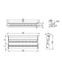 PATCHPANEL vacío 24 PUERTOS RJ45 formato rack 19" extensible
