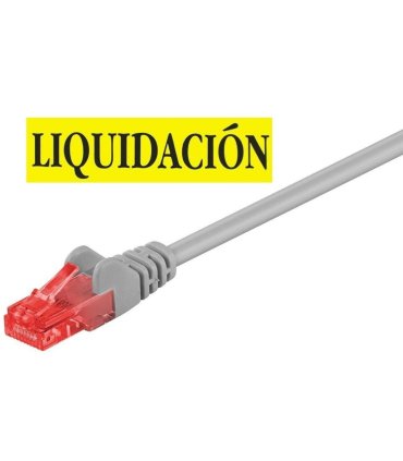 Latiguillo CAT6 UTP 5m RJ45 Gris (PVC)