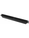 Regleta 19" 1U 12 IEC C13 Sin Interruptor con LED. Aluminio