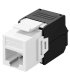 CONECTOR RJ45 HEMBRA CAT6A Crimpado fácil  para pachpanel.