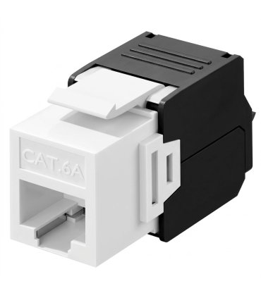 CONECTOR RJ45 HEMBRA CAT6A Crimpado fácil  para pachpanel.