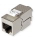 CONECTOR RJ45 HEMBRA CAT6A APANTALLADO PARA PATCHPANEL ECONOMICO