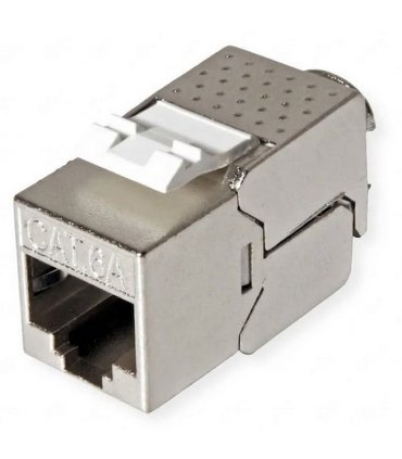 CONECTOR RJ45 HEMBRA CAT6A APANTALLADO PARA PATCHPANEL ECONOMICO