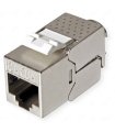 Conector RJ45 Hembra CAT6A Apantallado Sin Herramienta para Patchpanel