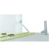 Rack mural 19" 2U f-130mm abatible blanco