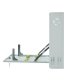 Rack mural 19" 2U f-130mm abatible blanco
