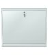 Rack mural 19" 2U vertical F-130mm abatible Blanco