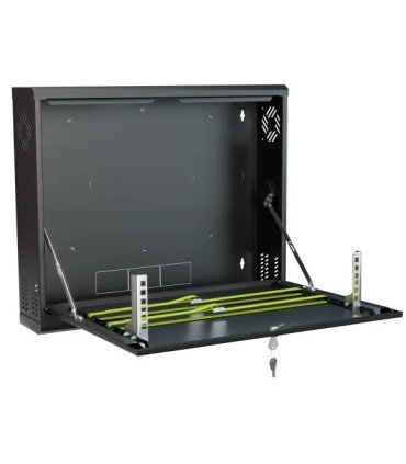 Rack mural 19" 2U F-130mm abatible
