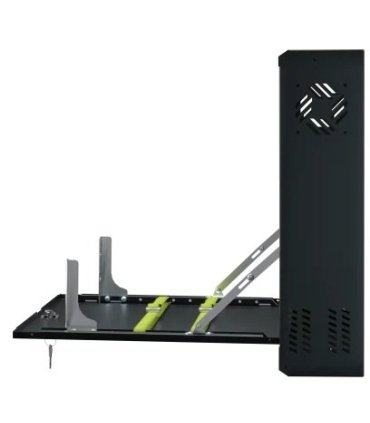 Rack mural 19" 2U F-130mm abatible