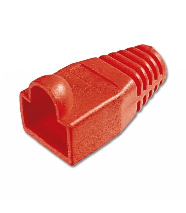 Protector conector macho rj45 (Bolsa 100 und) Color rojo