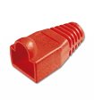 Protector conector macho rj45 (Bolsa 100 und) Color rojo