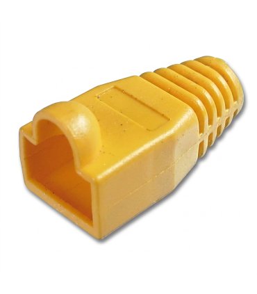 Protector conector macho rj45 (Bolsa 100 und) Color amarillo