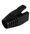Capuchón Negro para conector RJ45 macho, CAT6A / CAT7 / CAT8