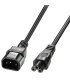 Cable alimentación IEC C14 a C5 3 metros