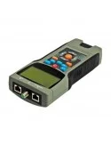Comprobador UTP y STP Cat.5e, Cat.6, Cat.6A y cables coaxiales