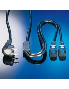 CABLE ALIMENTACION 2 mts.  "y" DIVISOR DE RED-2 CPU