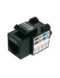 Conector RJ45 Hembra CAT.6 Negro Economico