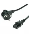 Cable Alimentación 1,8mts IEC-SCHUKO Negro