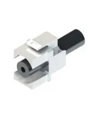 ADAPTADOR KEYSTONE MINI-JACK 3,5mm  STEREO HEMBRA/HEMBRA