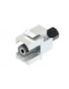 Adap. KEYSTONE RCA Blanco Hembra a MINI-JACK 3,5mm Hembra estereo