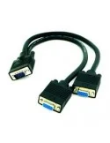 CABLE BIFURCADOR SVGA, HDB15/M-2xHDB15/H, 45 CM