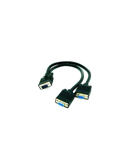 CABLE BIFURCADOR SVGA, HDB15/M-2xHDB15/H, 45 CM