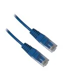 tiguillo rj45 1 par 0,5mt azul
