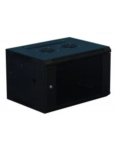 Rack Mural 19" 6U F450mm. Puerta Cristal. SIN accesorios.