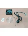 Kit 1 Ventilador 220V 119x119x38mm + cable + rejilla