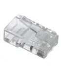 Conector RJ45 Macho CAT5E UTP Rígido  (Bolsa de 100)
