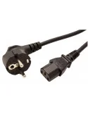 CABLE ALIMENTACION 1,8mts IEC-SCHUKO NEGRO