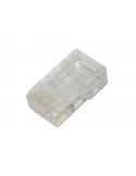 Conector RJ45 CAT6 UTP para cable rígido (Bolsa 100 Und.)