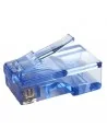 Conector macho RJ45 CAT6 UTP Sin Guía AZUL.   bolsa 100 unidades.