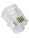 Conector RJ9 4 Hilos / 4 pines
