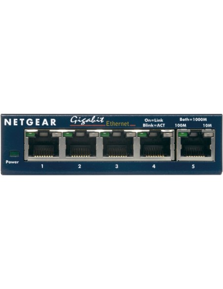 Switch 5 puertos 10/100/1000 caja metálica