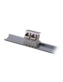 Soporte para conector RJ45 a carril DIN