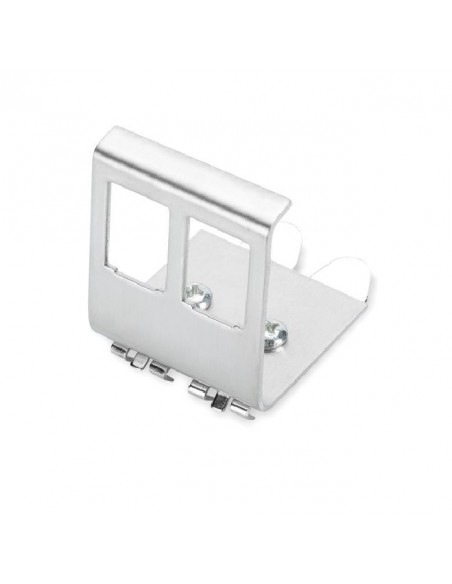 Soporte para conector RJ45 a carril DIN