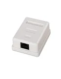 0884.RS6U1T-ROSETA DE SUPERFICIE PARA RJ45 CAT6 UTP 1 TOMA