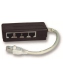 Multiplexor pasivo 1 entrada RJ45 4 salida