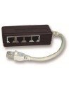 Multiplexor Cat 5 pasivo 4 salidas 1 entrada RJ45