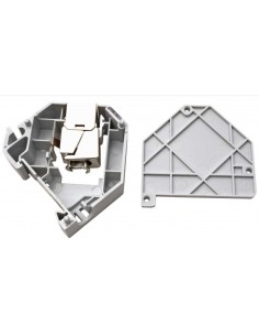 Modulo Carril DIN 1 conector RJ45 CERRADO